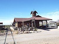 Apache Junction-Goldfield Ghost Town-Railroad Station-1