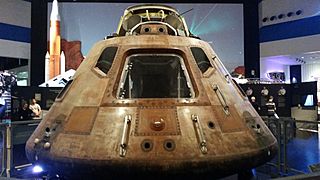 Apollo 11 Command Module at Space Center Houston 2017