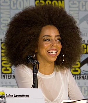Asha Bromfield, Hayley Law & Ashleigh Murray (36571287425) (cropped).jpg