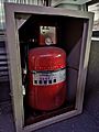 Automatic engine compartment fire extinguisher