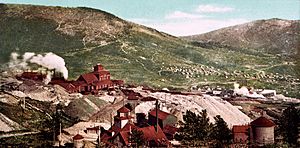 Battle Mountain mines, Cripple Creek, Colorado, ca. 1898