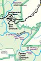 Big South Fork National Park Service Map (page 1 crop)