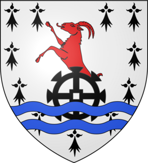 Blason ville fr Chevroux (Ain)