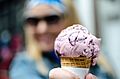 Blueberry ice cream cone (8745182597)