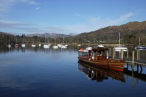 Boats at Waterhead Pier