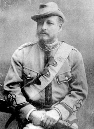 Boer general Yevgeny Maximov on his return from the Anglo-Boer War