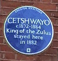 Cetshwayo Blue Plaque