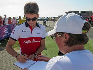 Charles LeClerc, British GP 2018 (43025921904)