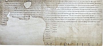 Charter S 221, dated 901, of Æthelred and Ætheflæd, rulers of the Mercians