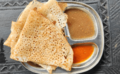 Chhattisgarhi Chila roti and tomato Chutni