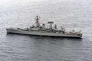 Chilean frigate Almirante Lynch
