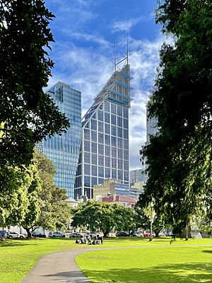City views from The Domain, Sydney, May 2021, 02