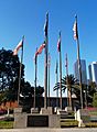 Court of Historic American Flags, Grand Park, Los Angeles, Feb. 24, 2014