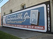 Crawfordville, GA- "A Dixie Welcome" Mural