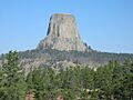 Devils Tower in Wyoming