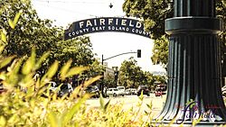 Sign in Downtown Fairfield