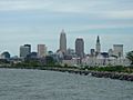Downtown Cleveland from Edgewater State Park