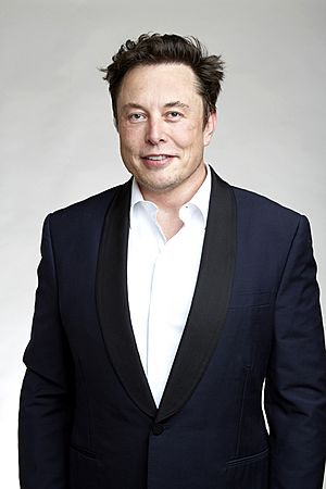 Musk at the Royal Society admissions day in London, July 2018