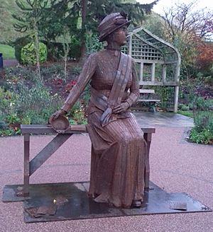 Emily Wilding Davison Statue Morpeth (cropped)