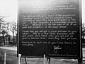 Farewell Sign Holland 1945