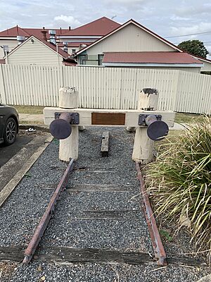 Fassifern Branch Railway Memorial, Boonah, 2020 01