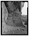 Feature 1, Room C, east interior wall looking east-northeast - Serpents Quarters Pueblo, Approximately 2 miles north of County Road G, Cortez, Montezuma County, CO HABS CO-204-13
