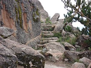 Gradería de piedra entrada Horca del Inca.jpg