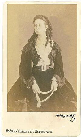 Grand Duchess Alexandra Iosifovna 1855 by Sergei Levitsky