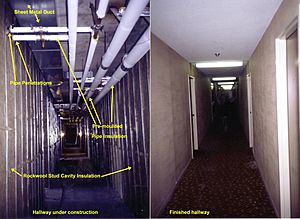 Hallway insulation
