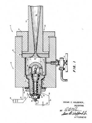 Holderer wind tunnel patent