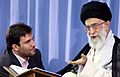 Hossein Fardi and Supreme Leader Ayatollah Khamenei