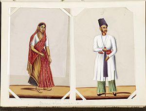 Indian - Leaf from Bound Collection of 20 Miniatures Depicting Village Life - Walters 35176H