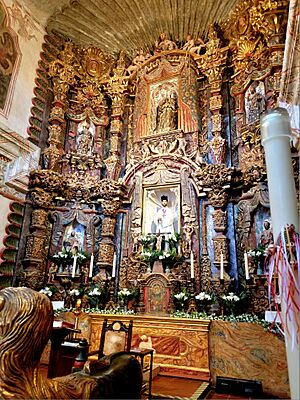 Interior view of Mission San Xavier del Bac, 2024