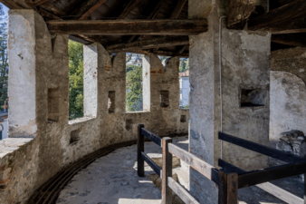 Interno della torre del castello Visconteo (Locarno)