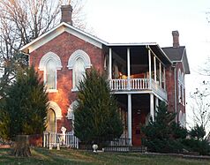 James B. Weaver house from W 2