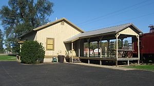 Junction Railroad Depot, eastern end and southern side