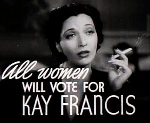 Kay Francis in First Lady trailer