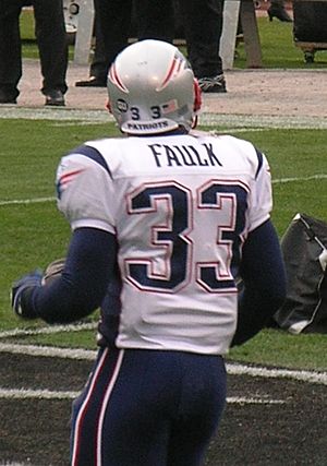 Kevin Faulk at Patriots at Raiders 12-14-08
