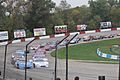 La Crosse Fairgrounds Speedway Field in turn 4 at start of 2013 Dick Trickle 99