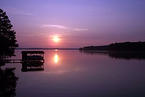 Lake-Gaston-sunrise