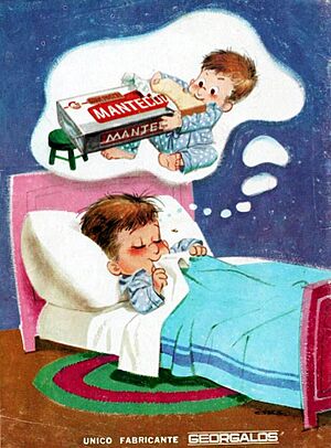 Mantecol aviso 1969
