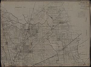 Map of Harris County - Northeast One-fourth