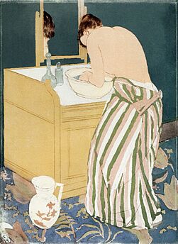 Mary Cassatt - Woman Bathing - NGC 29878