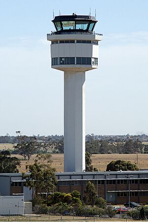 Melbourne Airport control tower Vabre-2