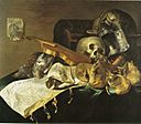 N. Le Peschier - Skull, Money Bags, and Documents - 1661.jpg