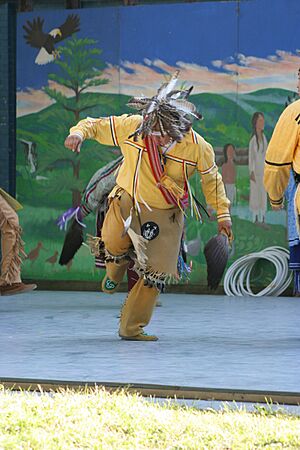 NYS Fair Iroquois Village - dance 26