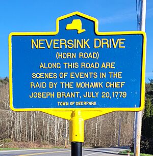 Neversink Drive Historic Marker