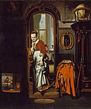 Nicolaes Maes - The Listening Housewife - Wallace