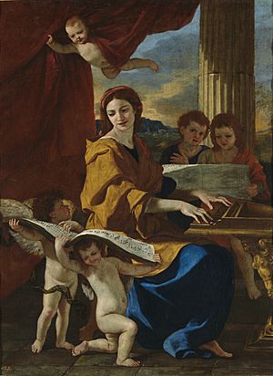 Nicolas Poussin - Sainte Cécile