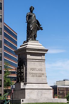 Our Lady of Victories statue, Portland, Maine